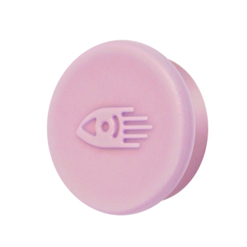 Magnesy tablicowe okrągłe - różowe pastelowe